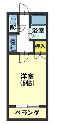 パレス奥田町の物件間取画像